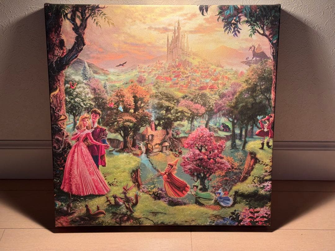 【カリフォルニアディズニー購入品★正規品】 眠れる森の美女　キャンバスアート