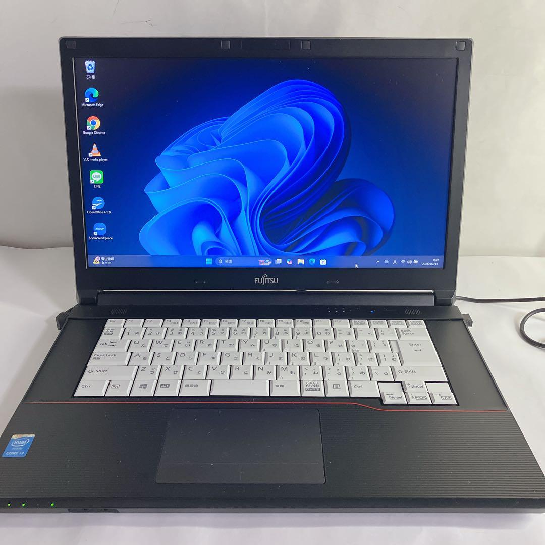 LIFEBOOK 15.6 Win11/ SSD128GB DVD搭載