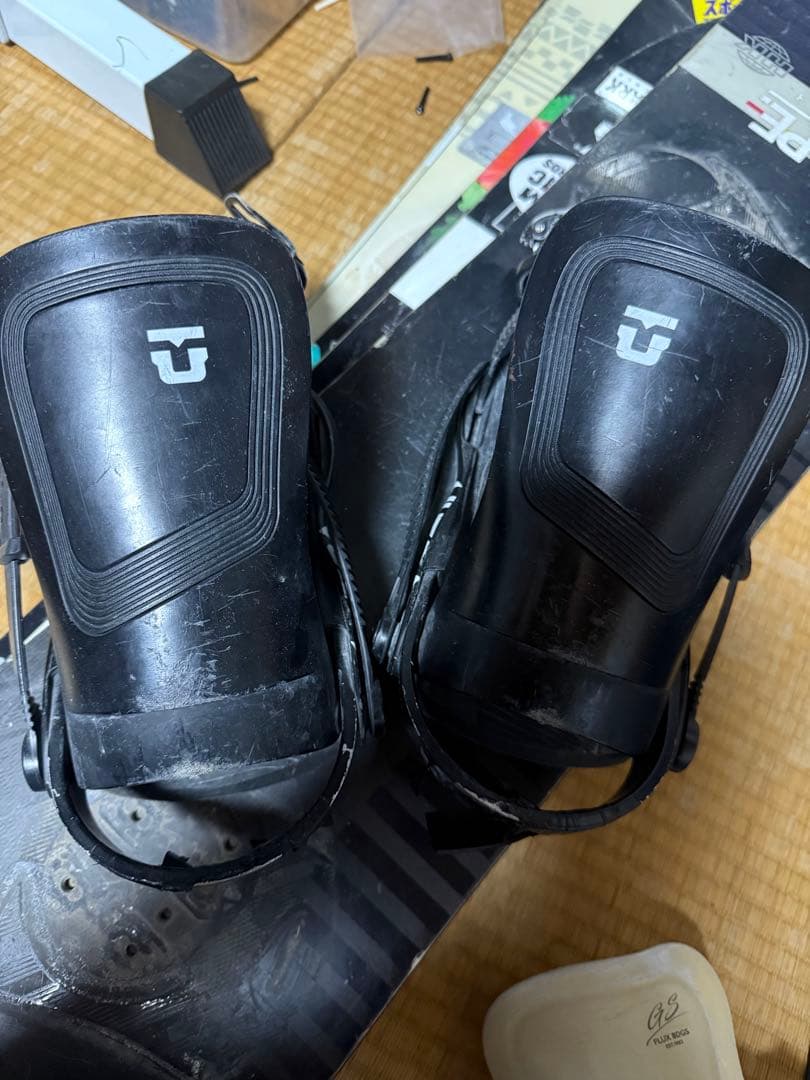 ユニオン　スノーボード ビンディング 黒　M