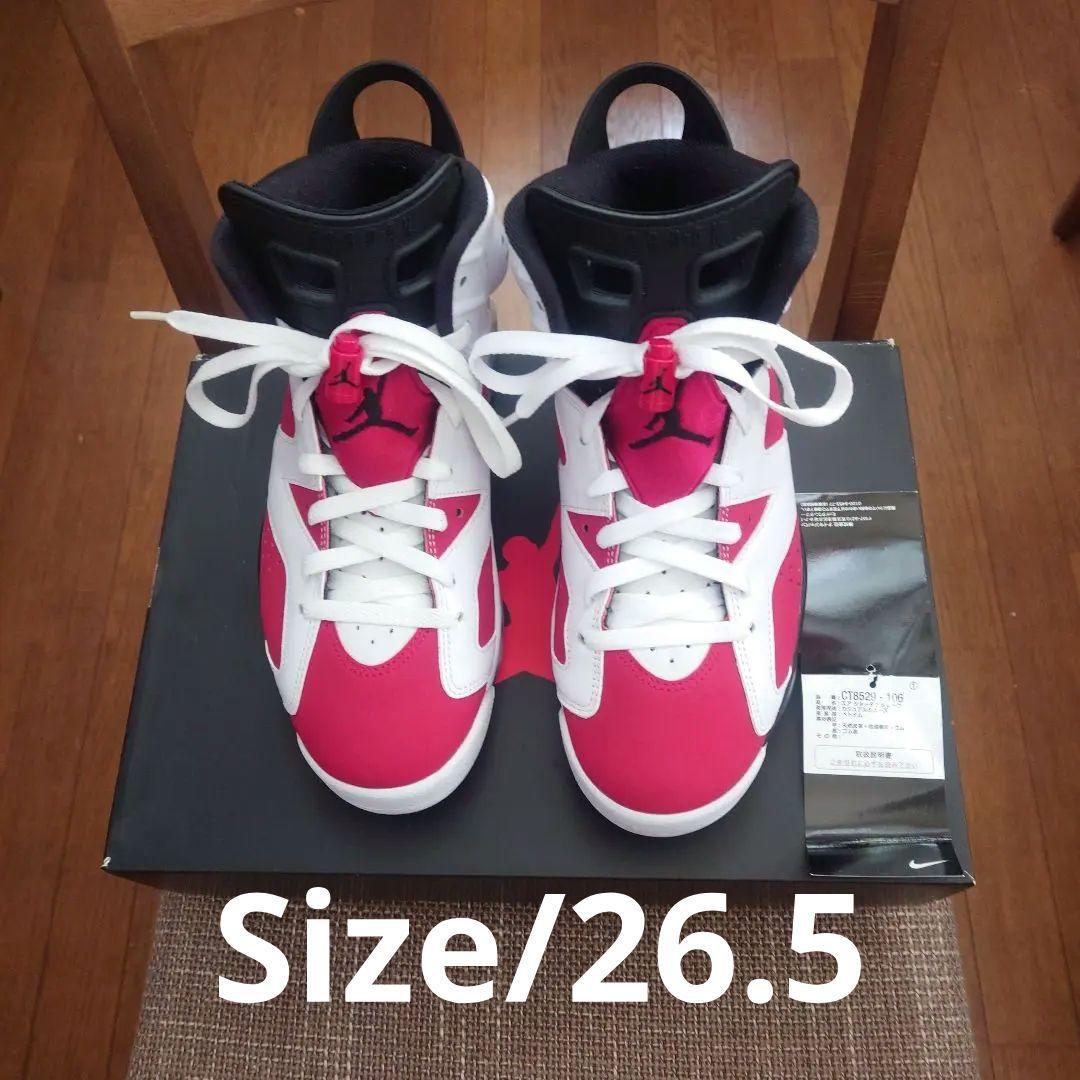 Nike Air Jordan 6 retro /カーマイン