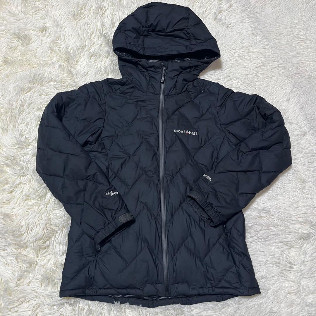 モンベル イグニスダウン パーカ 1000FP Women's S ブラック