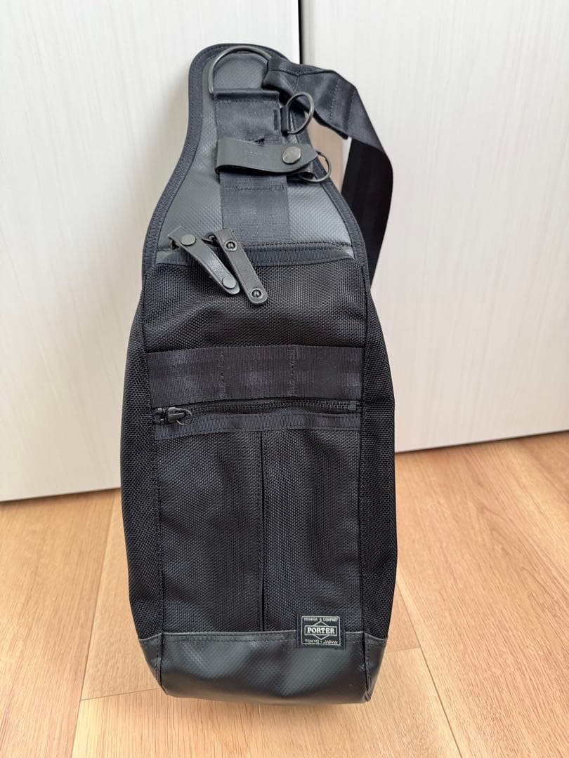 PORTER HEAT ポーター ヒート ボディバッグ ブラック