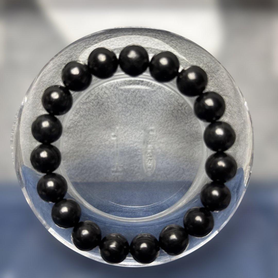 tamagoロシア産シュンガイト　10mm ブレスレット　8-172