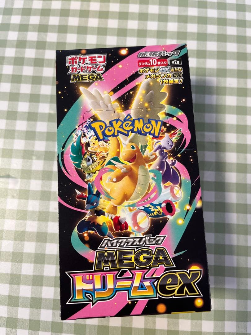 ポケモンカードゲーム MEGAドリームexシュリンクなし1ボックス