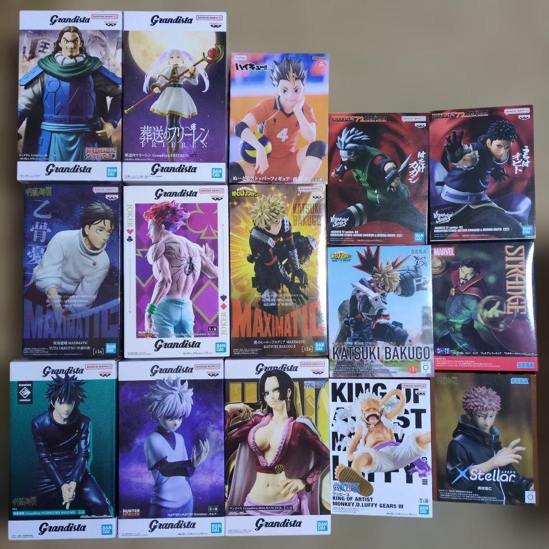 プライズフィギュアまとめ売り 17体 ヒソカ キルア ハンコック NARUTO