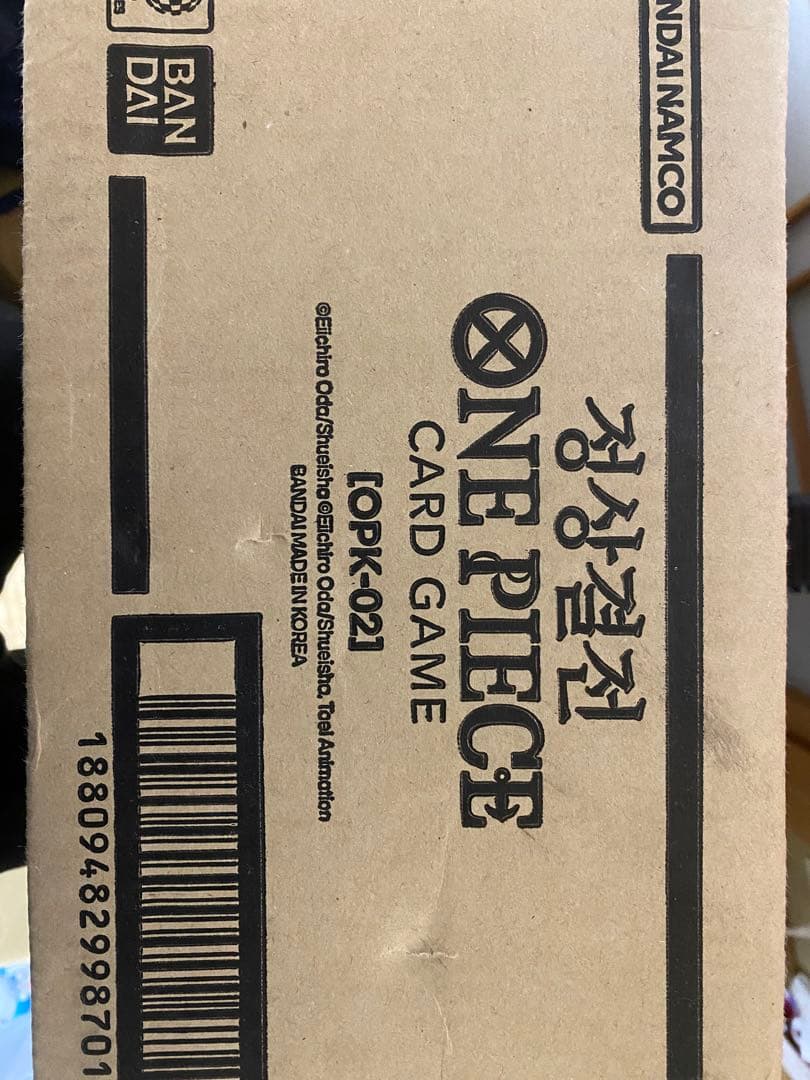 頂上決戦　12BOX 1カートン　新品未開封 未開封1カートン(12BOX) ONE PIECEカードゲーム ワンピースカード