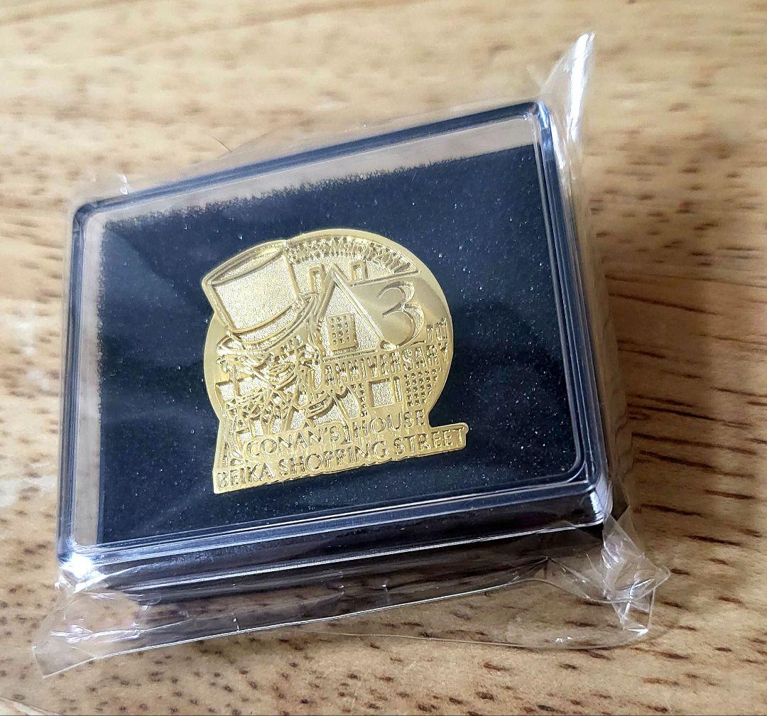 【希少】名探偵コナン 米花商店街 3周年記念 ピンバッジ 怪盗キッド　値下げOK 希少】名探偵コナン 米花商店街 3周年記念 ピンバッジ 怪盗キッド