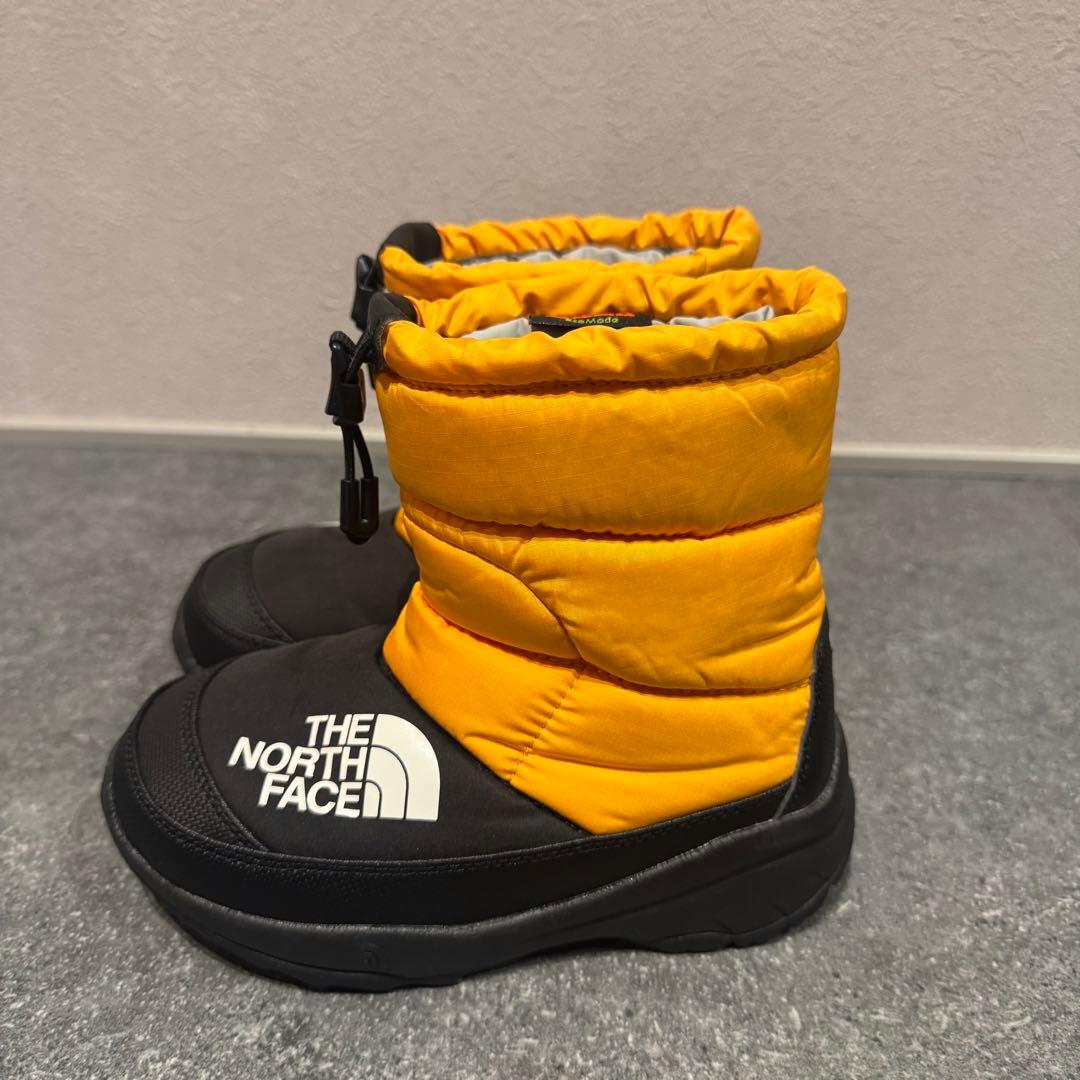 未使用品希少THE NORTH FACE スノーブーツヌプシレア黒黄色19センチ