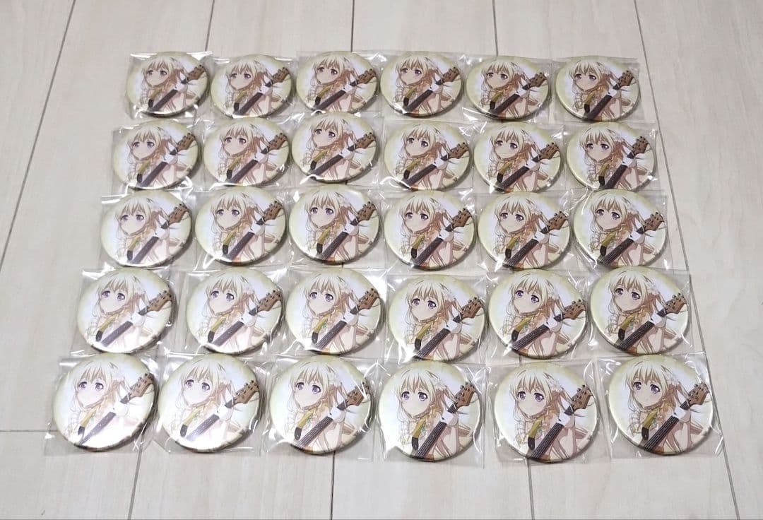 バンドリ　ガルパ　白鷺千聖　Flowerful　缶バッジ　30個セット