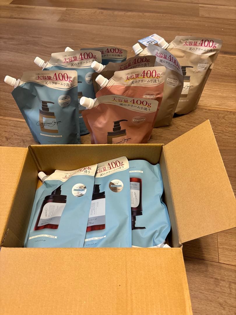 cocone クレイクリームシャンプー11袋　詰め替え用