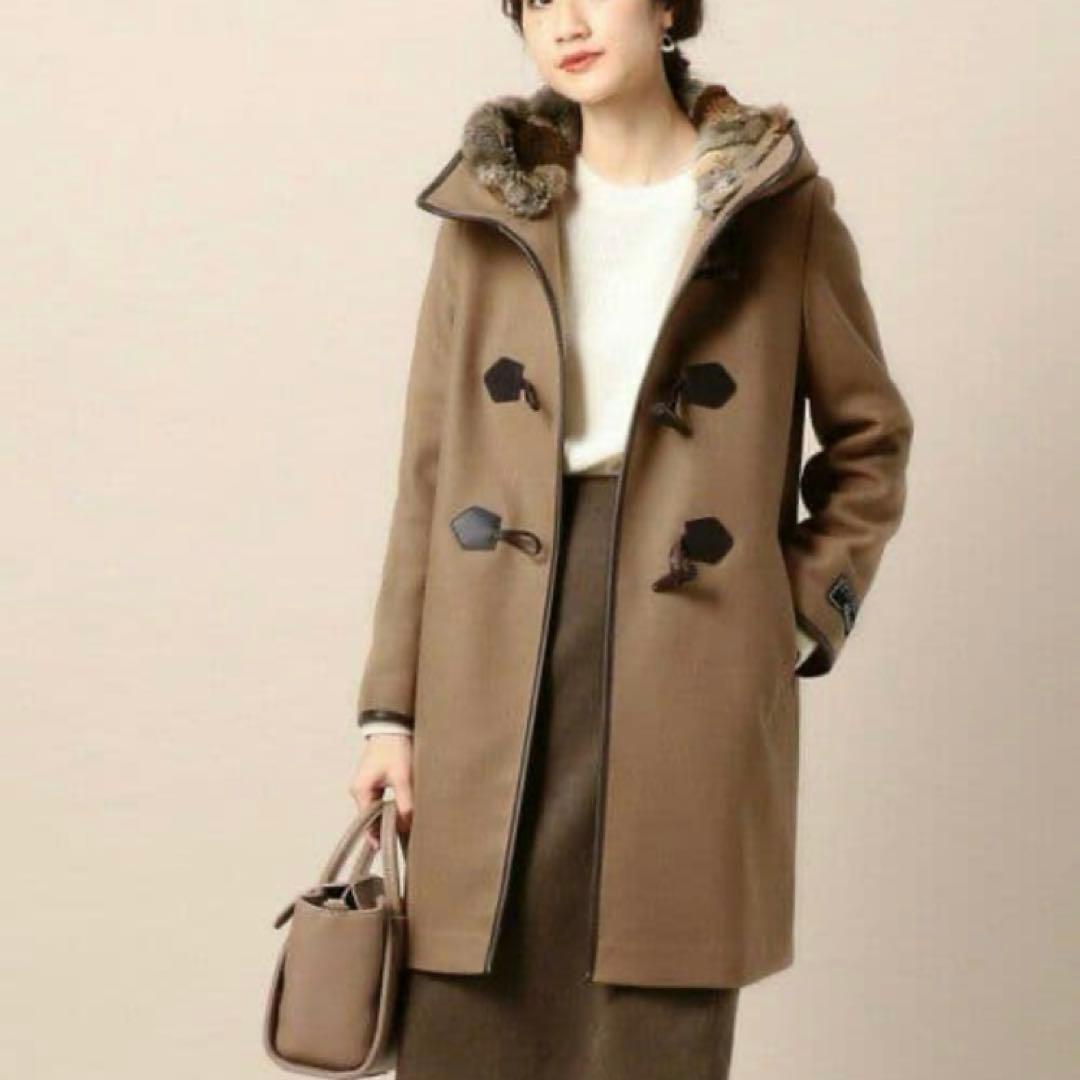 ビューティーアンドユース メルトンファーフードライナーコート