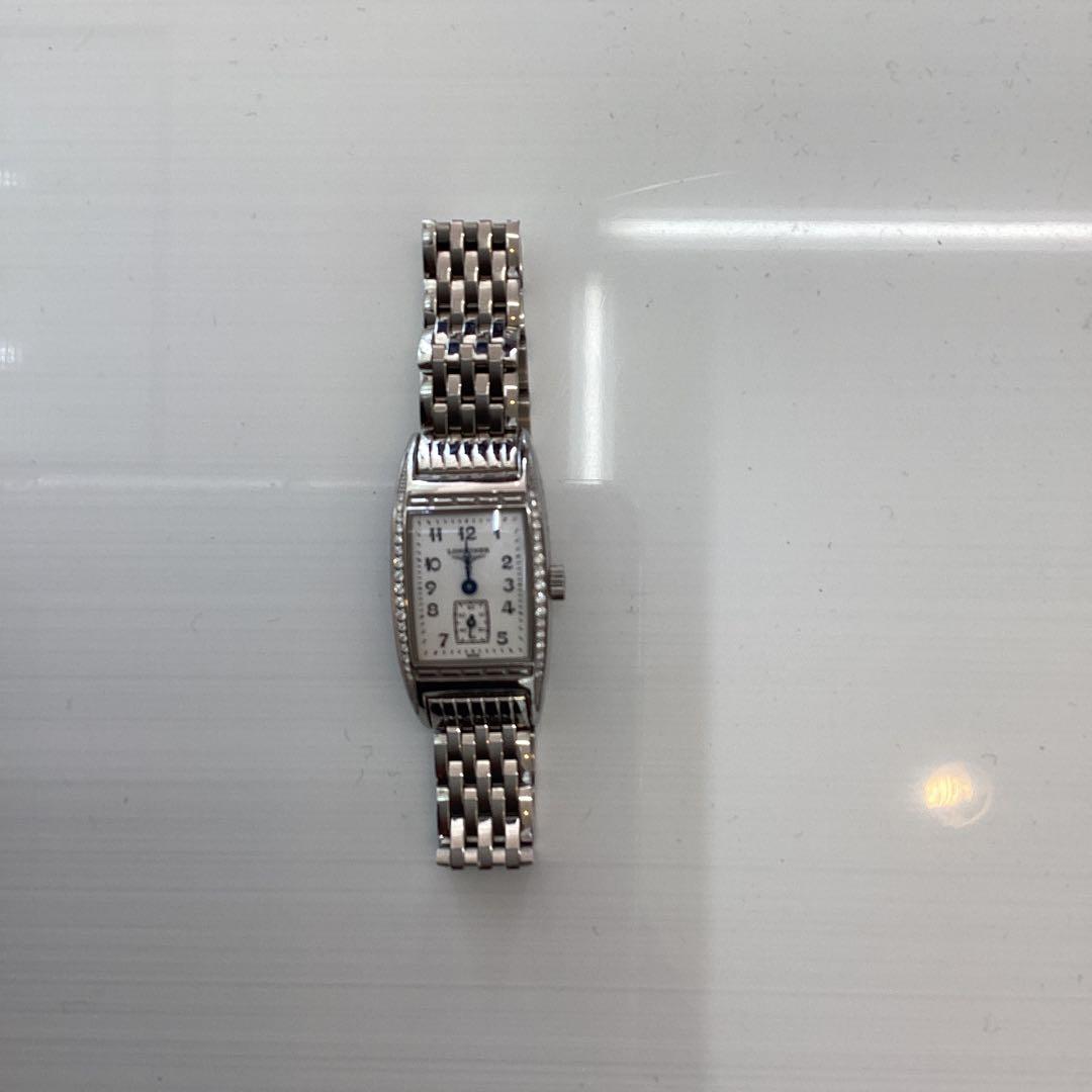 ロンジンシルバーダイヤ入り 長方形ケース 時計