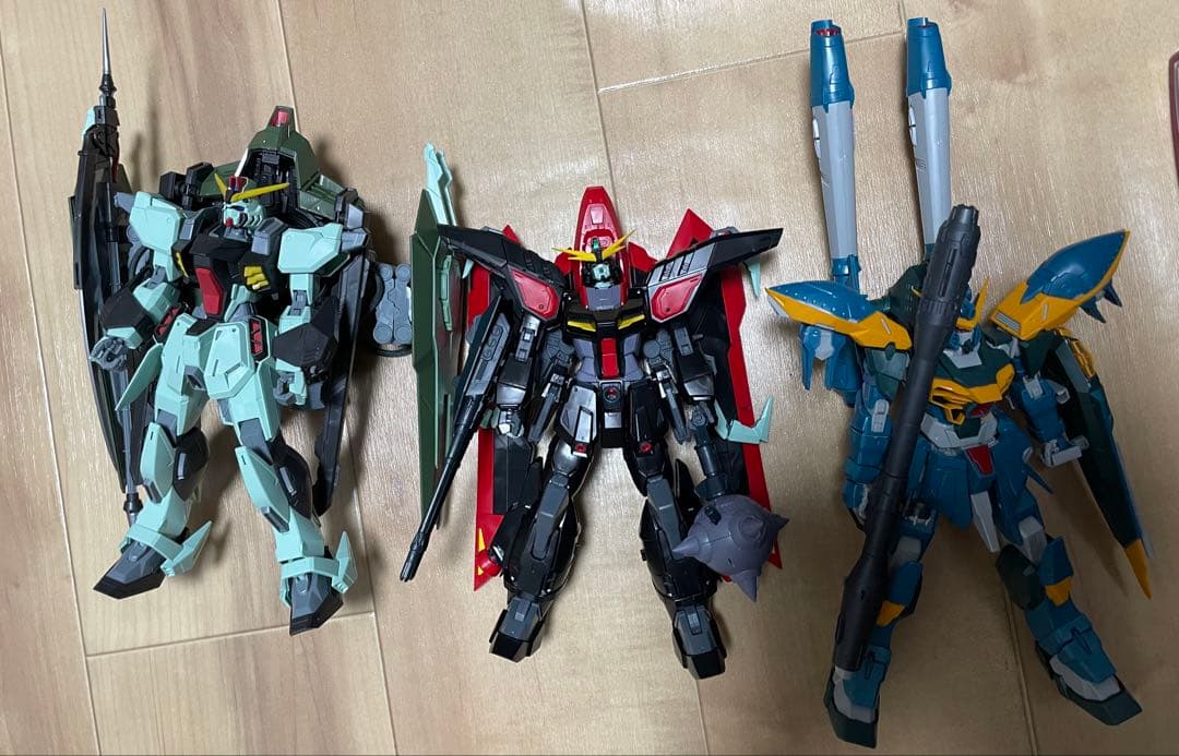 フルメカニクス・フォビドゥン、レイダー、カラミティガンダムセット　ガンプラ3体