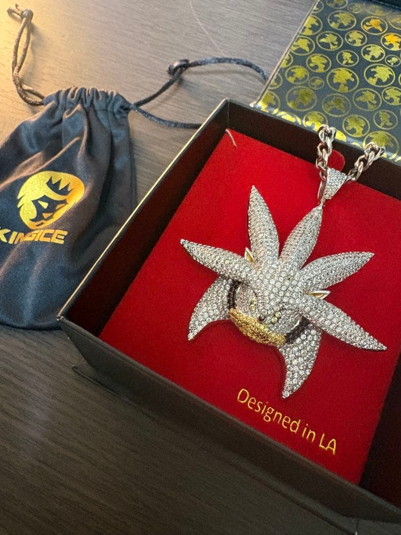 KINGICE SUPER SONIC ネックレス Fast Super Sonic Necklace | Sonic the Hedgehog Jewelry – King Ice