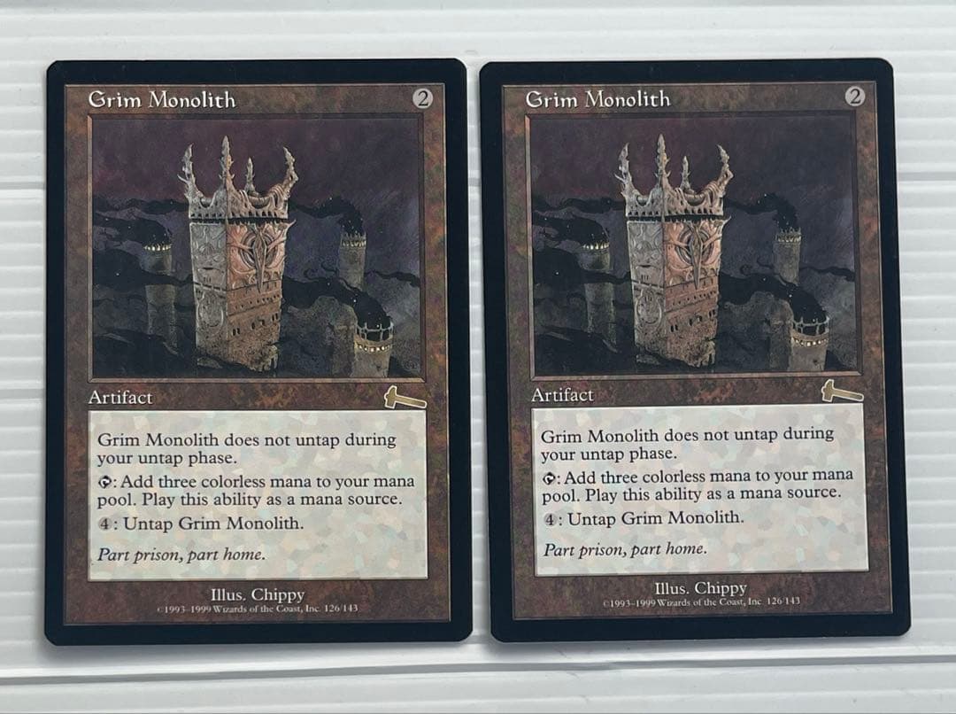厳かなモノリス Grim Monolith 英語版　2枚