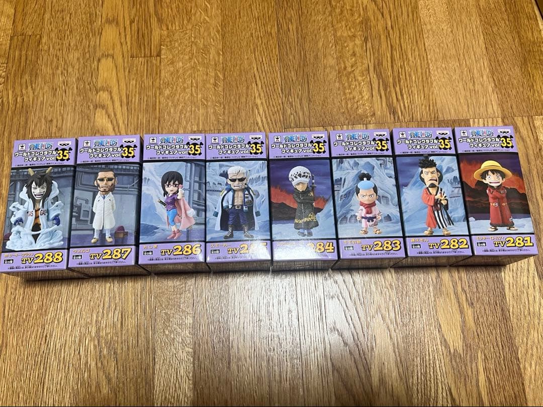 ワールドコレクタブルフィギュアワーコレ Vol.35 全8 種　全未開封セット Amazon.co.jp: ワンピース ワールドコレクタブルフィギュア vol.35 全8