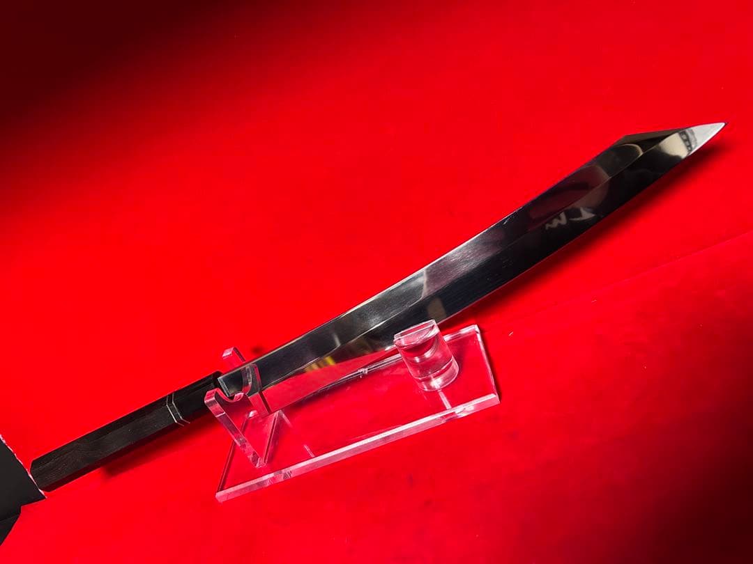 01594 包丁　切付　鬼反り　鏡面仕上げ　切味抜群　箱付　未使用品