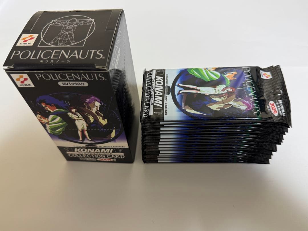コナミコレクションカード ポリスノーツ 未開封15パック　POLICENAUTS