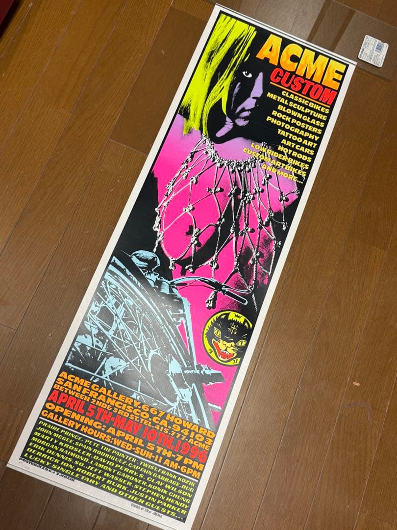 KOZIK 96年 限定198枚シルクスクリーンポスター☆Acme Custom