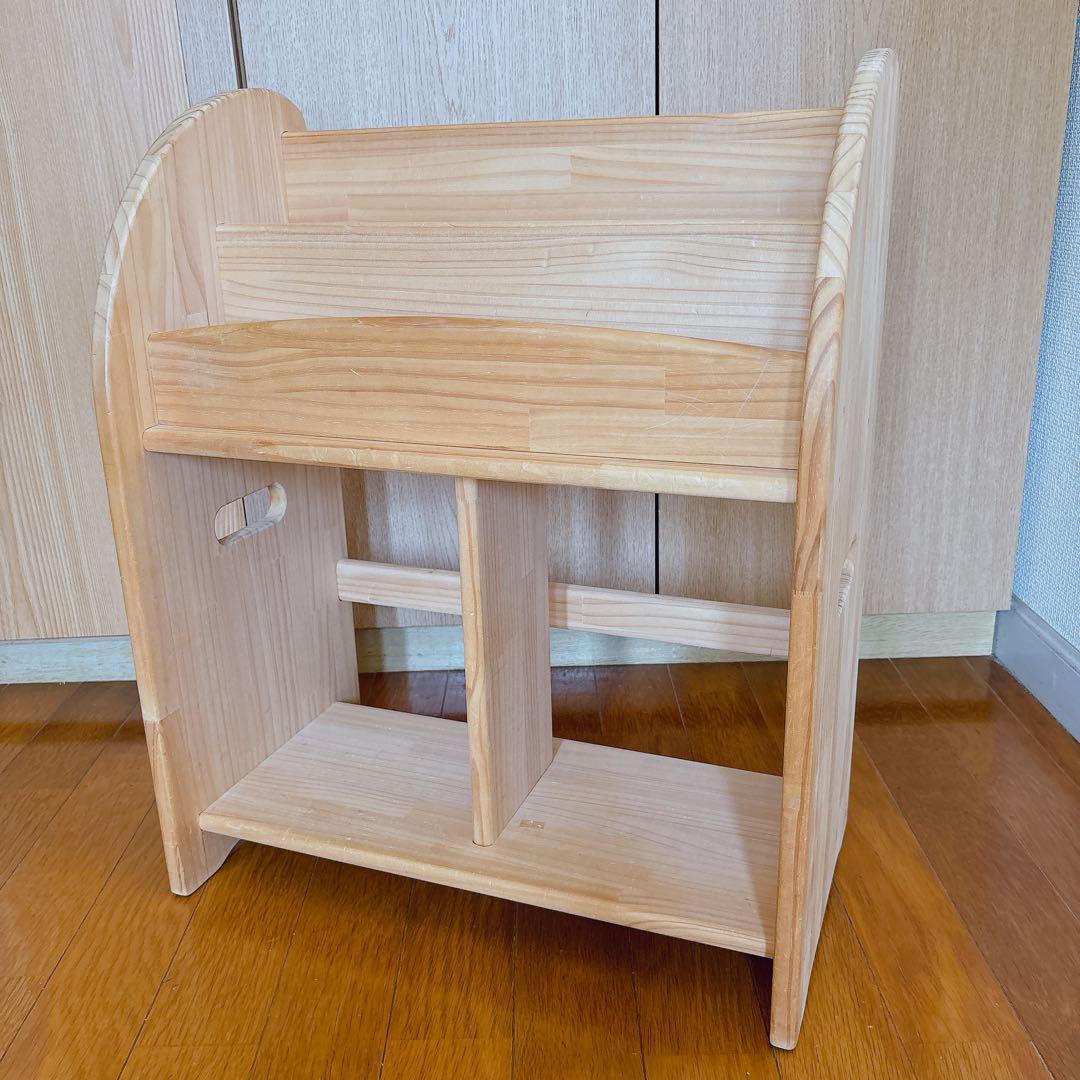 絵本棚② 木遊舎 MOKUYUSYA 無塗装 天然木 パイン材