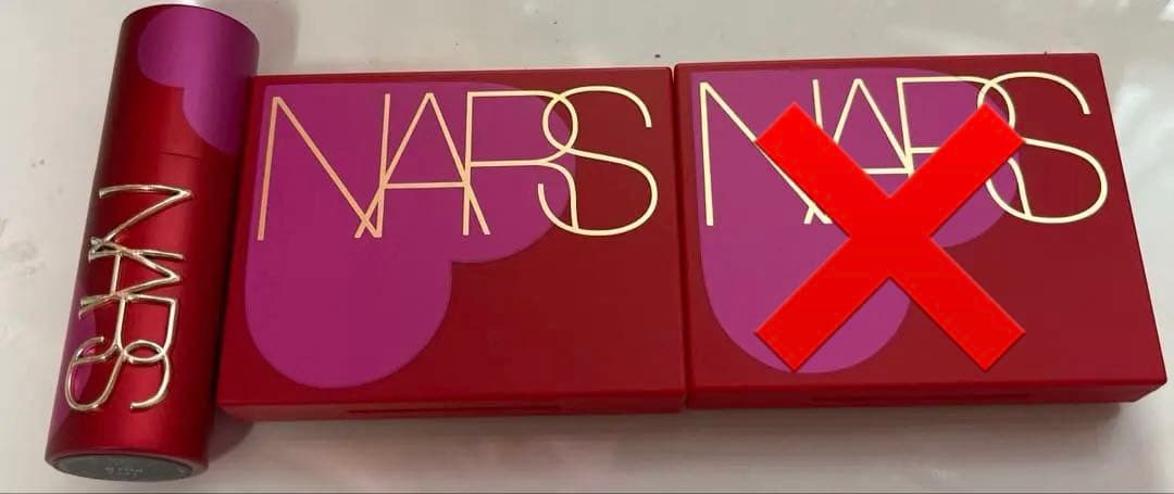 NARS ハート柄　チークリップまとめ売り