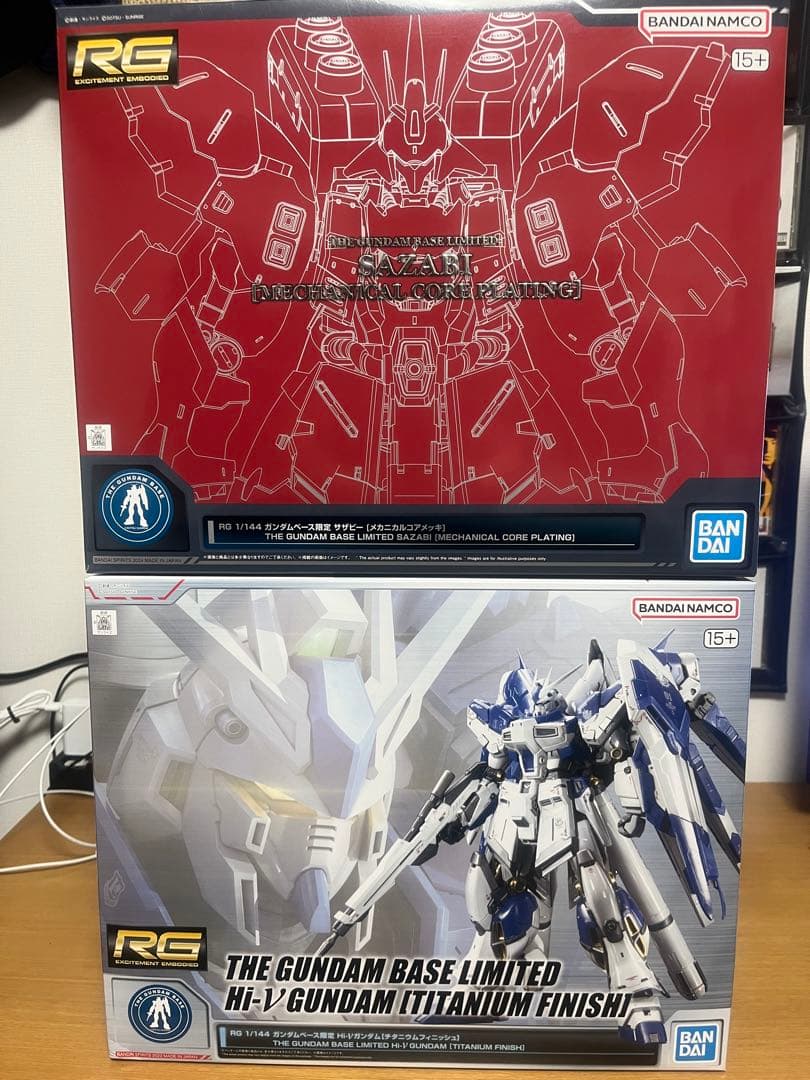 Y*o様 RGサザビーメカニカルコアメッキ&Hi-νガンダム スペシャルコーティ