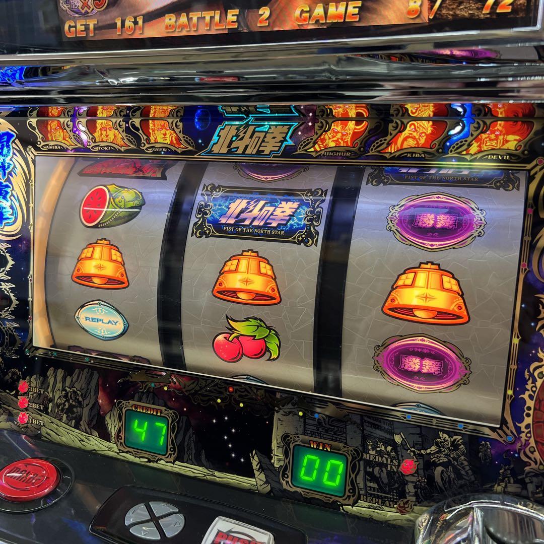 北斗の拳 転生の章 ジャギパネル パチスロ実機 コイン不要機付 送料