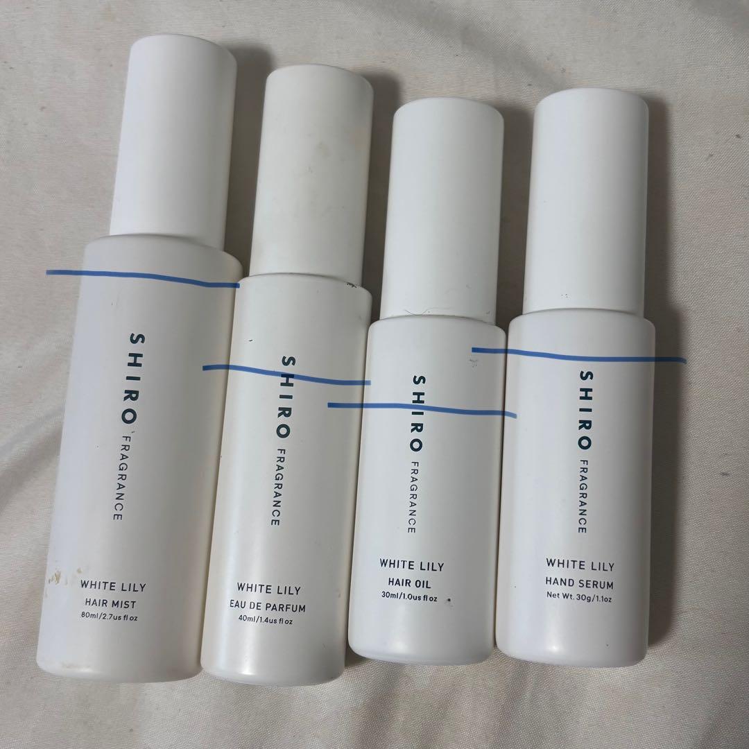 SHIROホワイトリリー ハンドセラム オードパルファン ヘアオイル ヘアミスト