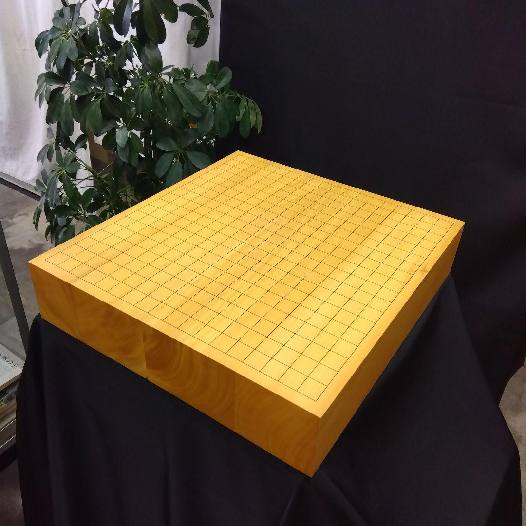 【国産　本榧　3寸卓上碁盤　柾目】