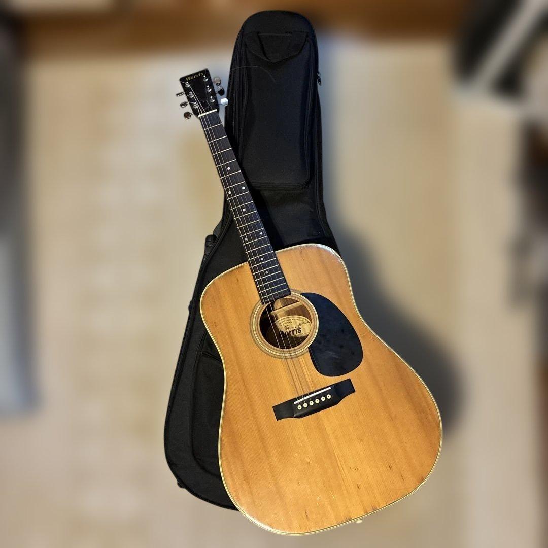Morris アコースティックギター ケース付き