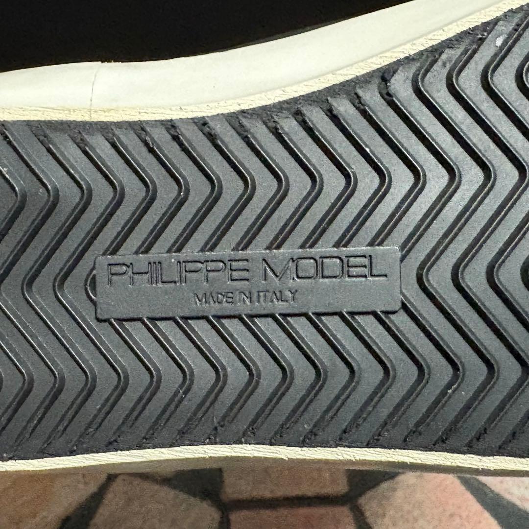 【美品】フィリップモデル　スニーカー　26.5cm グリッター　サイドジップ