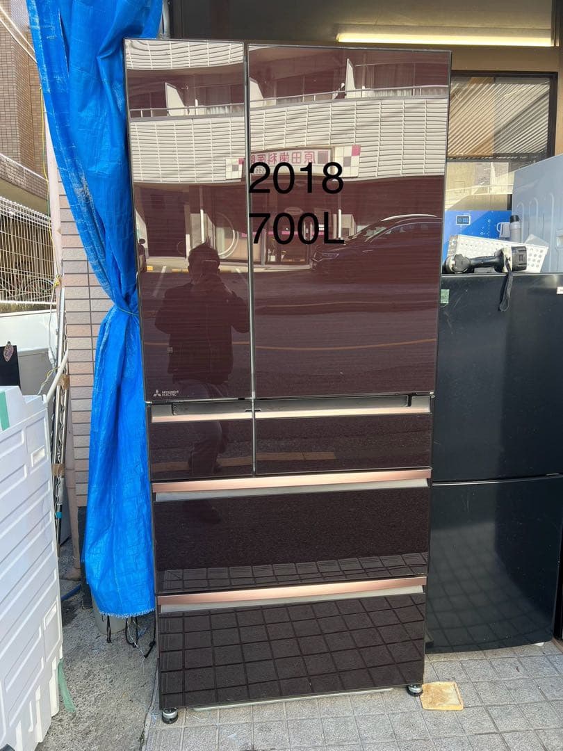 三菱 MR-WX70C-BR1 ノンフロン冷凍冷蔵庫 2018年製