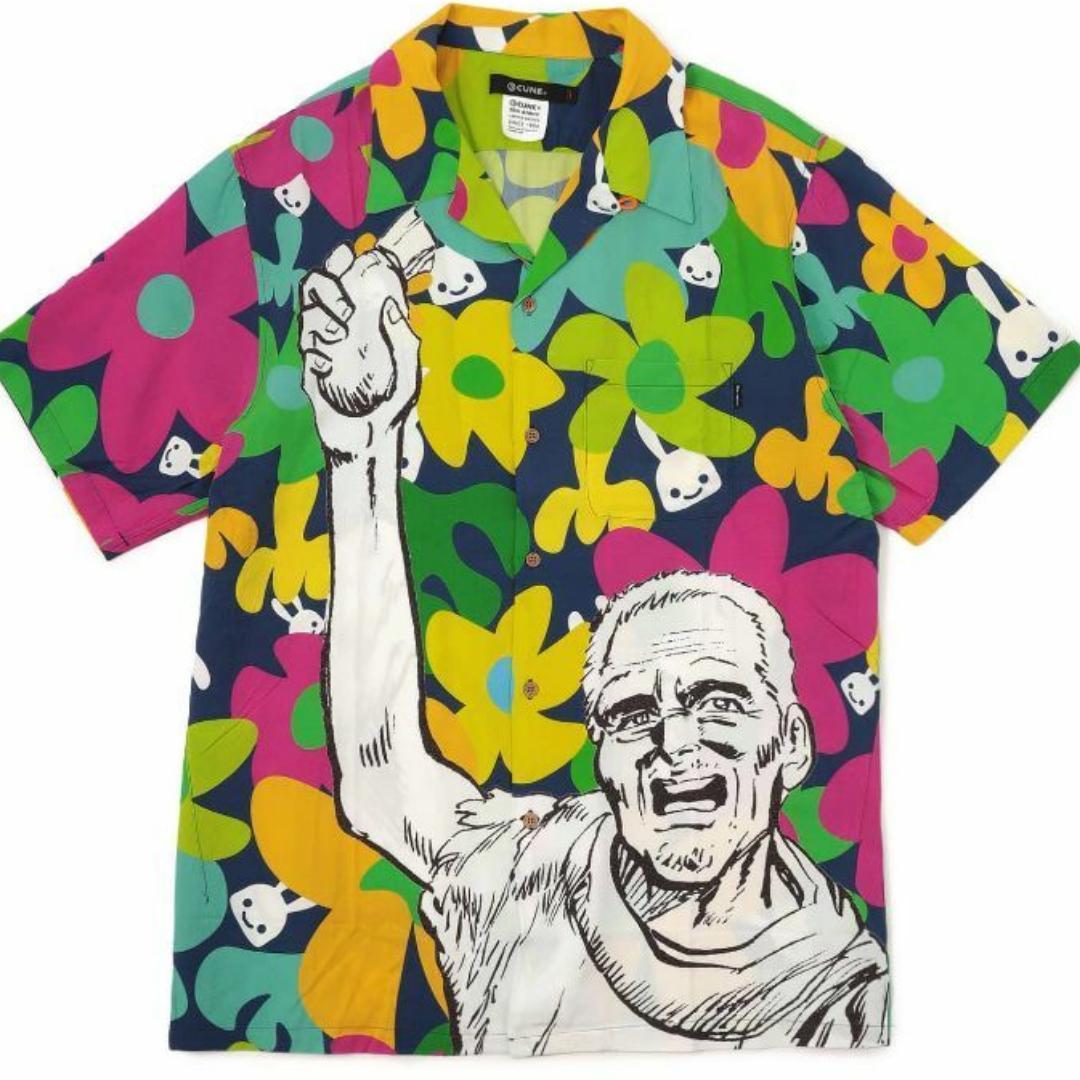 cune L 北斗の拳 アロハシャツ キューン シャツ 3 33000円 半袖