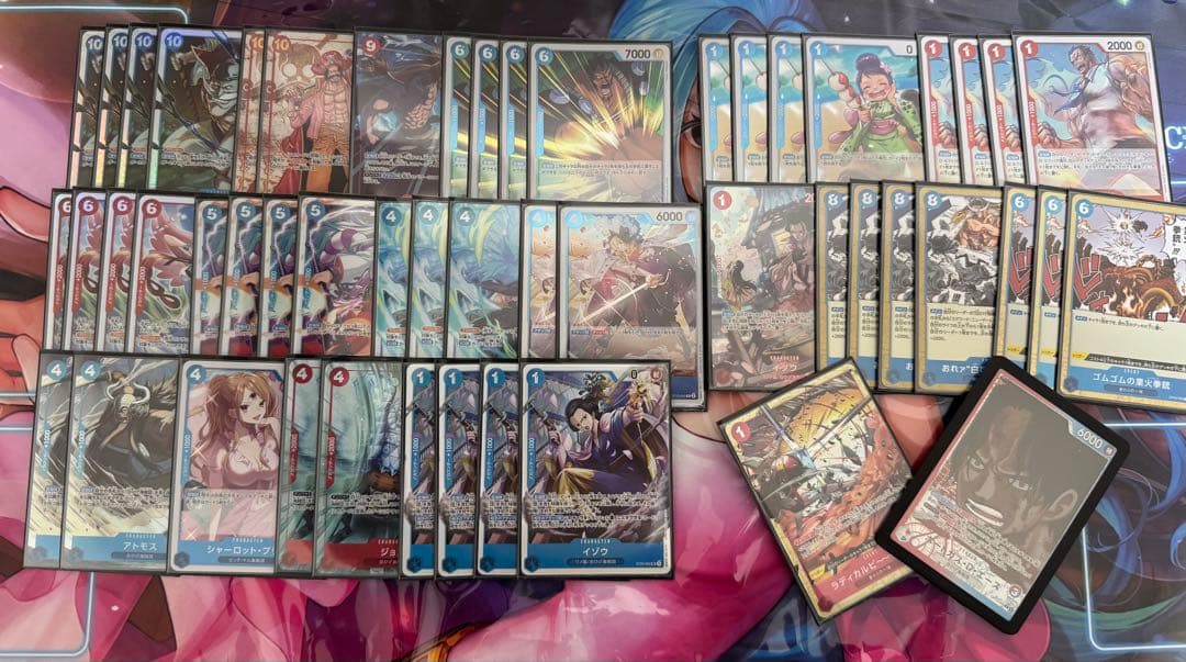 ワンピースカード　デッキ　赤青エース ワンピースカード 赤青エースデッキ - メルカリ