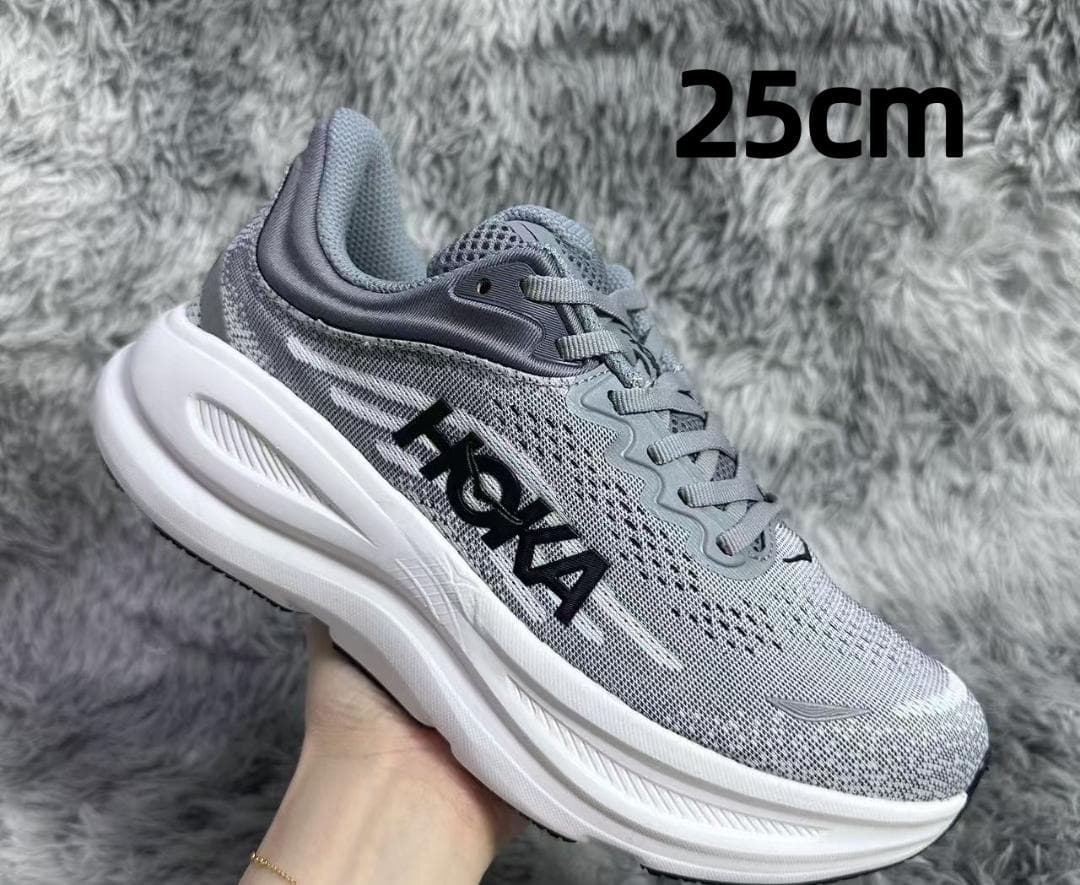 HOKA ONE ONE BONDI9 ボンダイ9スニーカー グレー25cm Hoka Men's Bondi 9 Galactic Grey – Comfort Shoe Shop