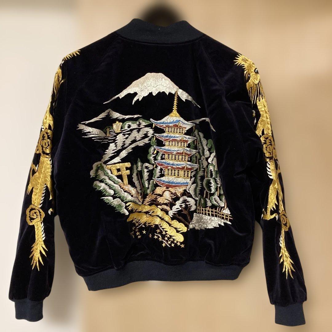 ウエアハウス WAREHOUSE 別珍スカジャン 五重塔 龍 ウエアハウス WAREHOUSE 別珍スカジャン 五重塔 龍 - メルカリ