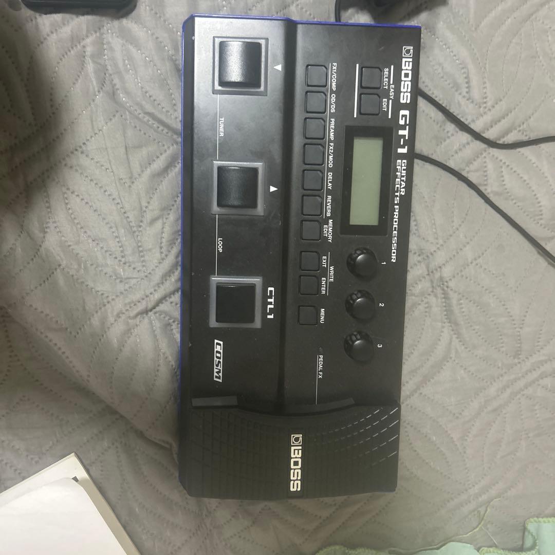 BOSS GT-1 エフェクター動作確認アダプター箱説明書付き