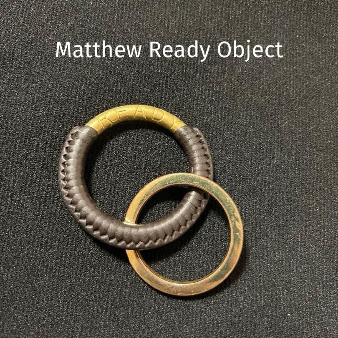 READY OBJECT キーリング　レザー　真鍮　ロンハーマン I’m OK READY OBJECT キーリング レザー 真鍮 ロンハーマン I'm OK - メルカリ