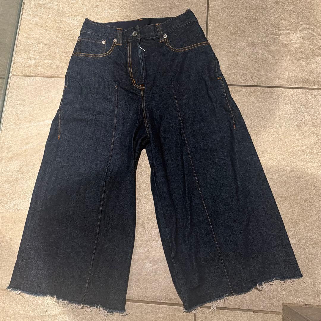 Sacai カットオフデニム