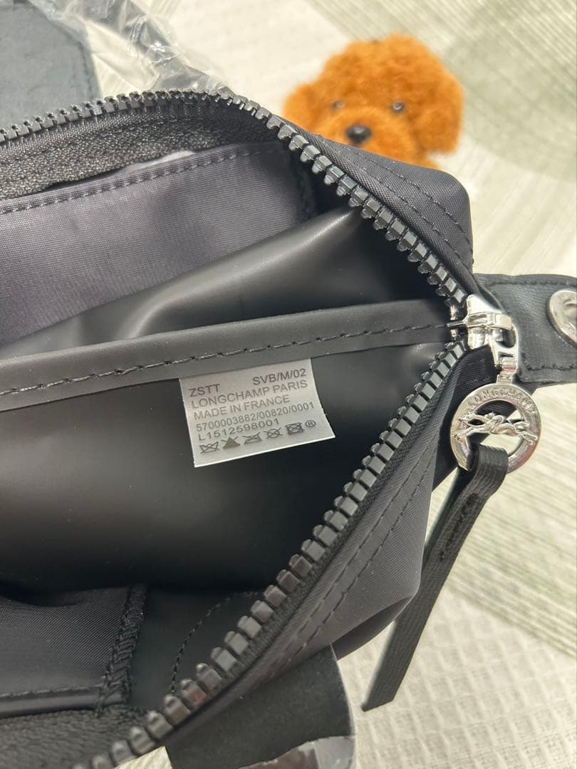 《LONGCHAMP》プリアージュ トップハンドバッグ　S/ブラック