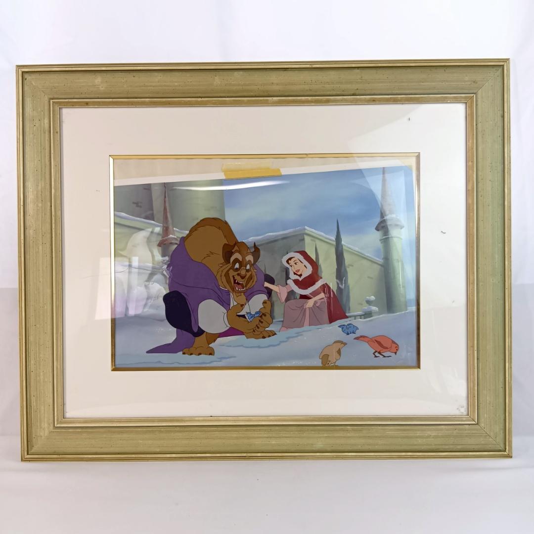 ディズニー 美女と野獣 セル画 額縁付き 限定500 ハートウォーミング