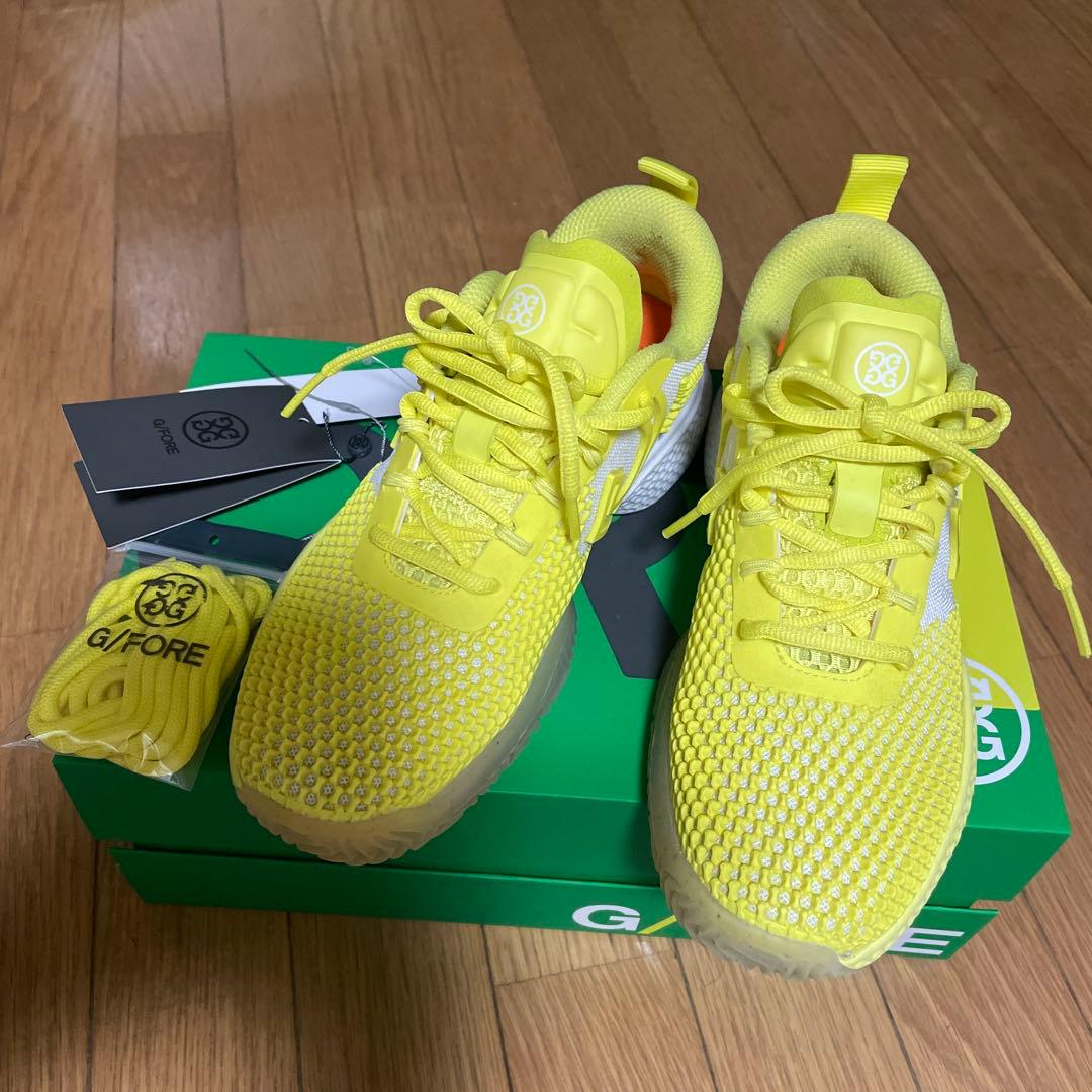 G/FORE イエロー ゴルフシューズ 関税負担なし☆G FOREジーフォアKILTIE DISRUPTORゴルフシューズ (G