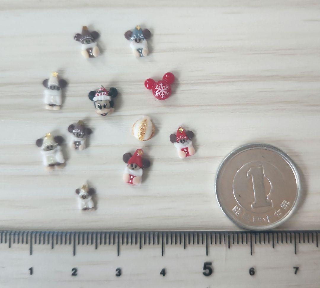 【現品】ネイルパーツ リルリンリン ミニチュアサイズ ショートネイル クリスマス