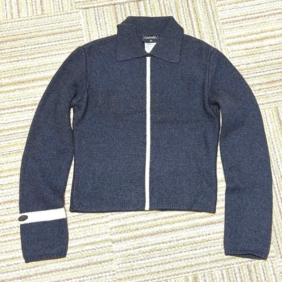 from japanさま◾️CHANEL シャネル 36 ウールシルクカシミヤ ニ
