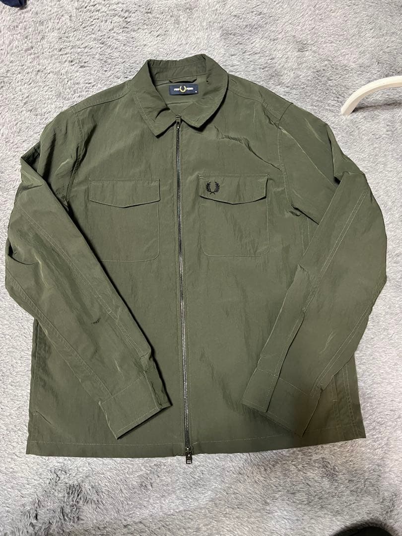 FRED PERRY ジップアップオーバーシャツジャケット