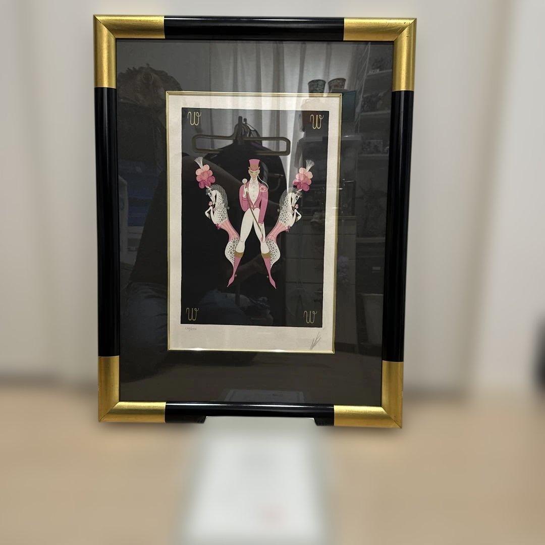 エルテ（Erte）の「アルファベットシリーズ」の「Letter W」 エルテ（Erte）の「アルファベットシリーズ」の「Letter W」 エルテ