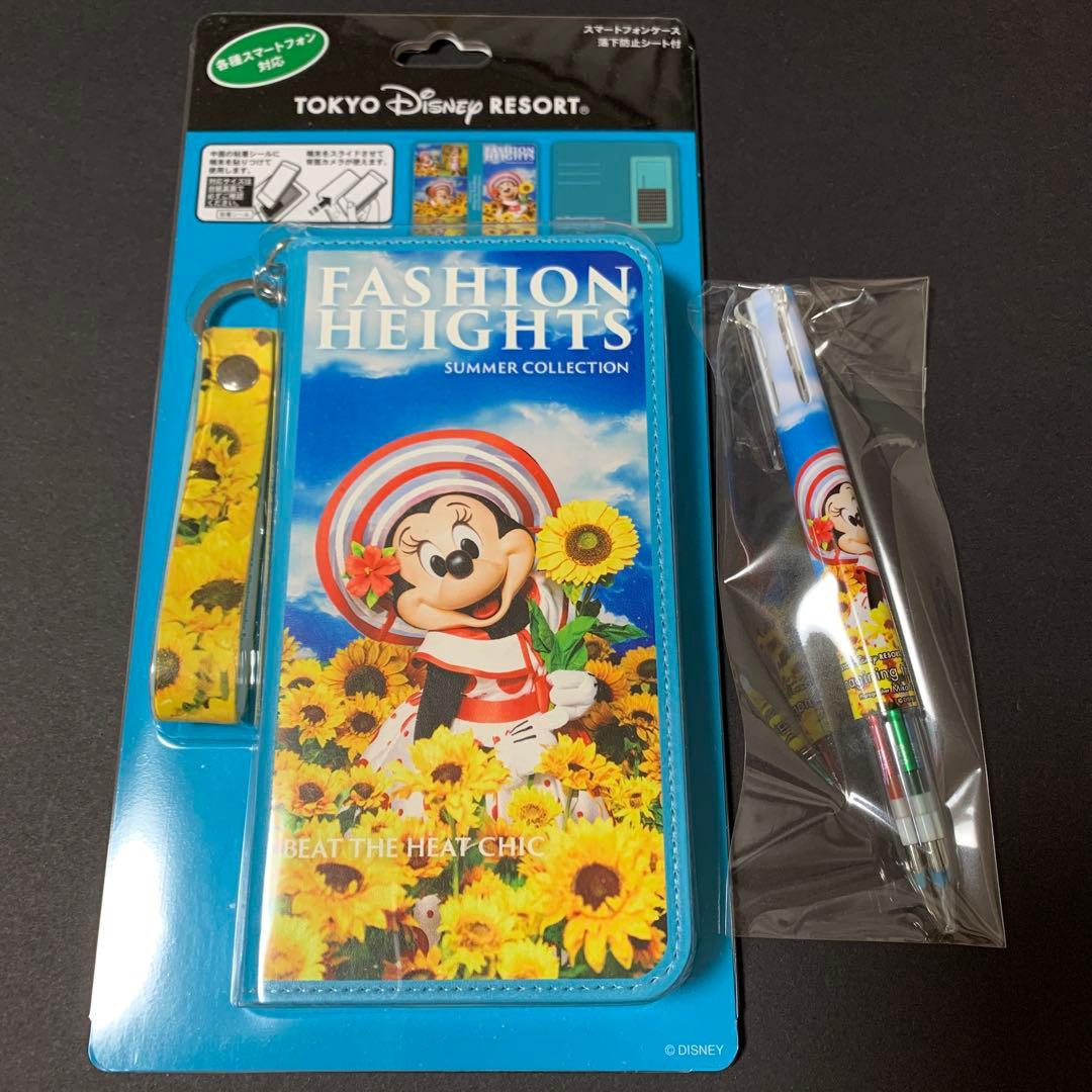 実写 ミニー　スマホケース&ボールペン