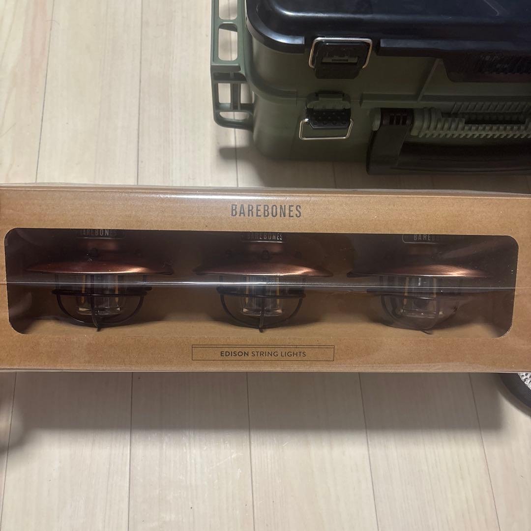 【新品未使用未開封】ベアボーンズ エジソンストリングライト3連