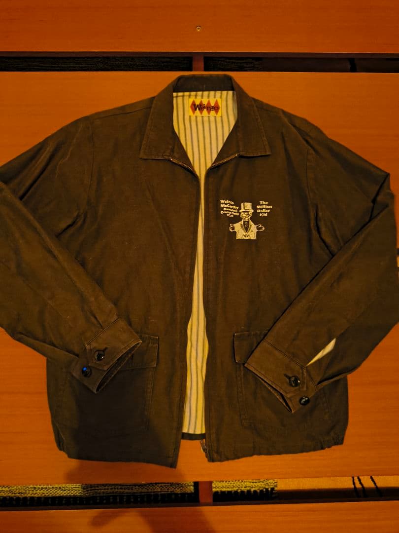 オリーブ色ジャケット THE WEIRDO OH