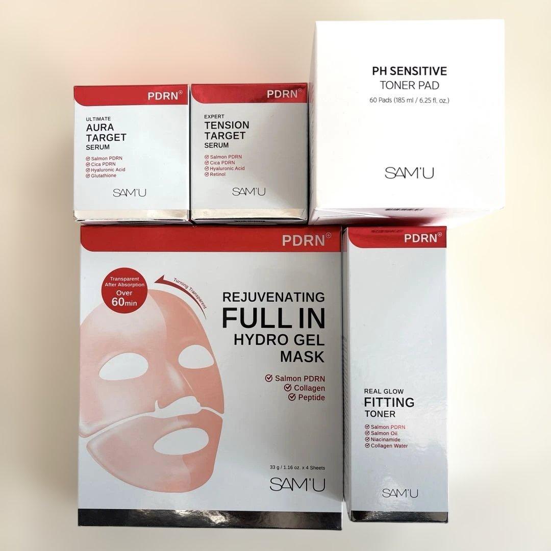 【最終値！】SAM'U スキンケア5点セット化粧水/美容液/パック